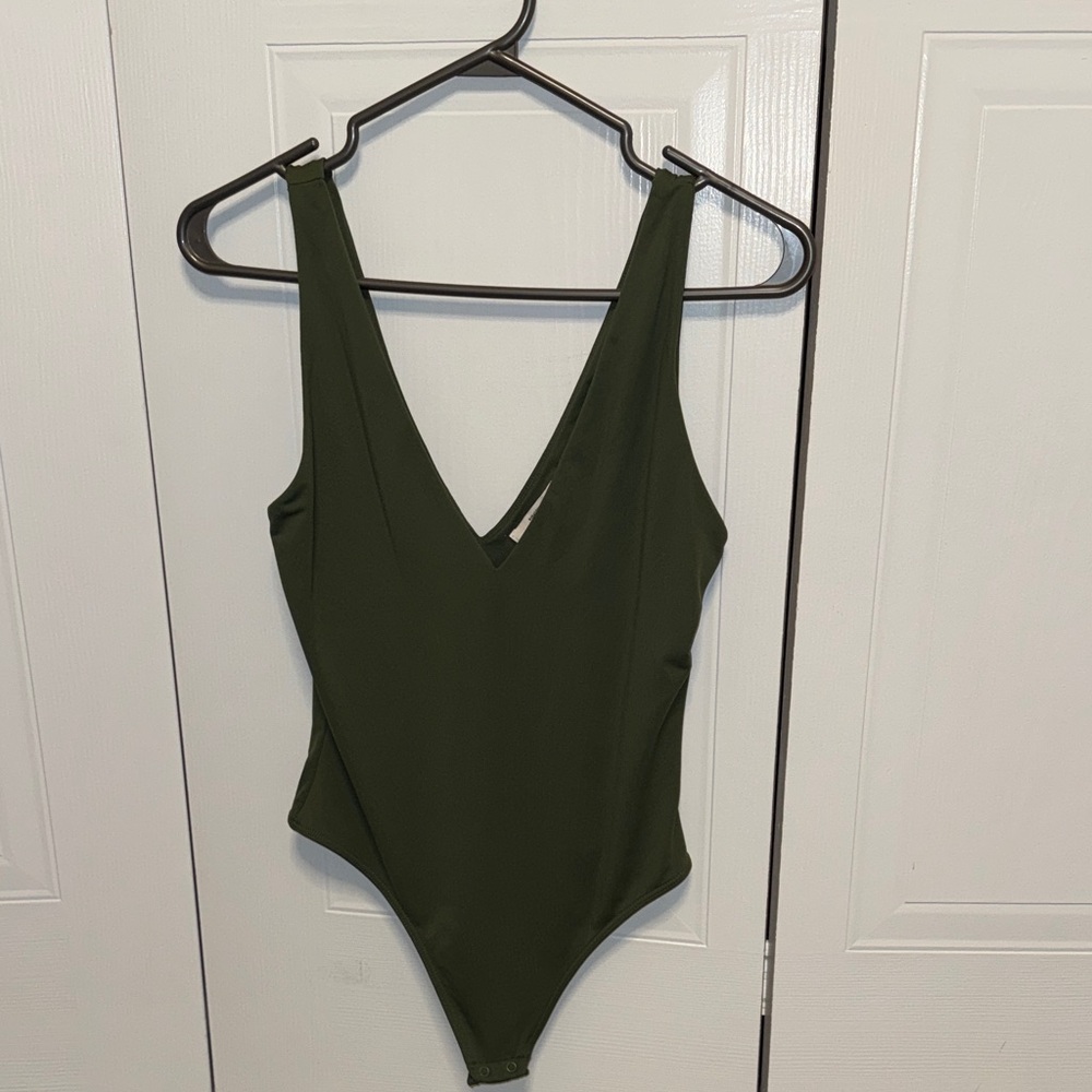 Aritzia Deep Green Bodysuit